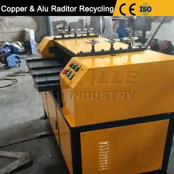 Professional Radiator Scrap Separation Machine Copper Aluminum Metal Separating Equipment photo-2