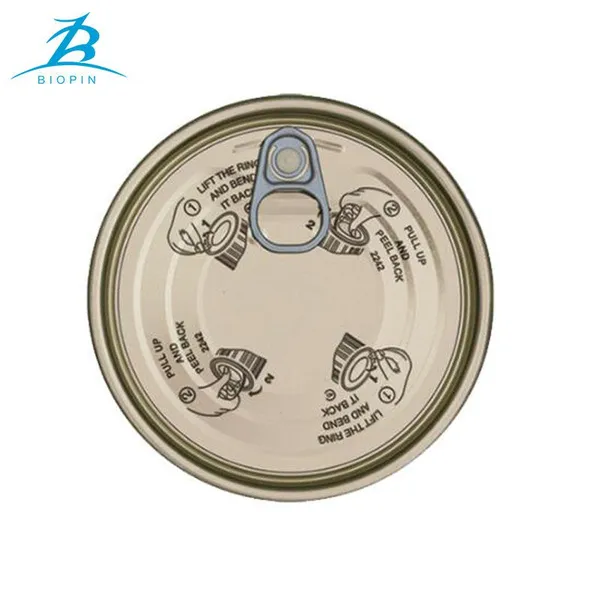 Hot Sale 300# 73mm Tinplate Easy Open End Cover Can Lid for Canned Food Packing Can photo-3