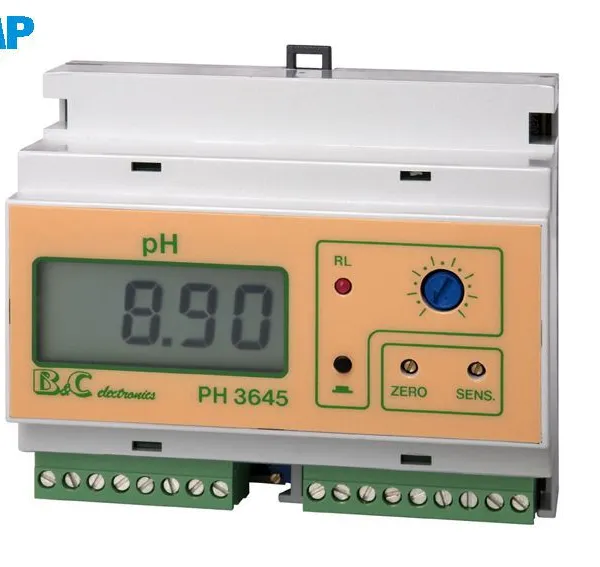 Cost-Effective PH 3645 Transmitter - Easy Operation & Temp Compensation for Small Industry & Greenhouses