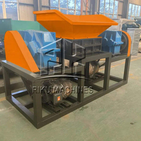 Two Shaft Scrap Metal Steel Iron Aluminum Metal Steel Scrap Shredder photo-3