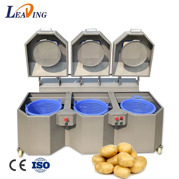 Vegetable and Fruit Washing Machine Bubble Cleaning Machine for Cabbage Lettuce Pepper Washer photo-5