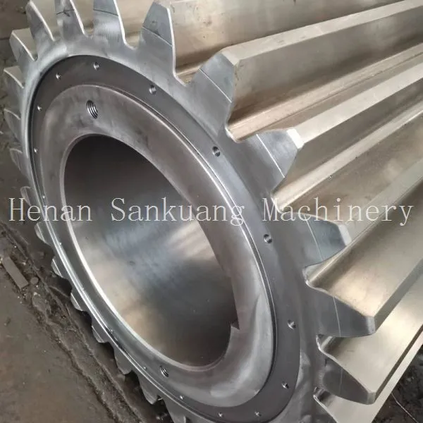 Forged Alloy Steel Double Gear for Mining Equipment Drive photo-5