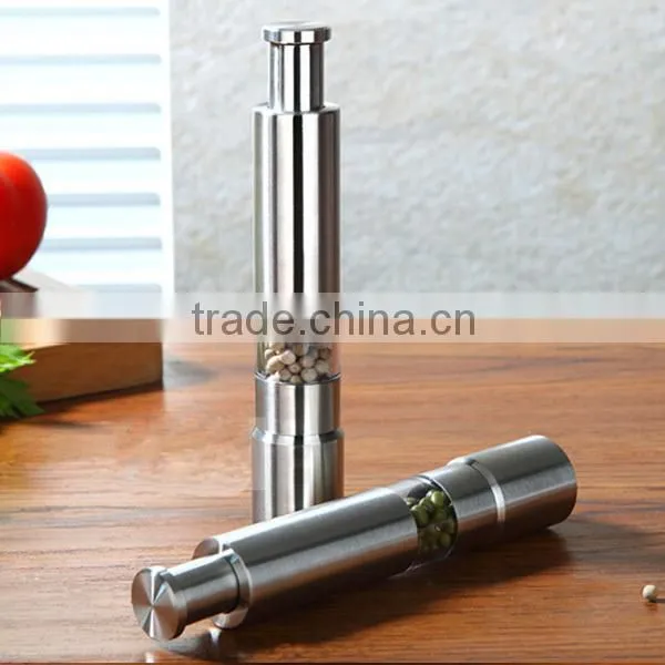 Original Pump and Grind Stainless Steel Manual Mill Pepper Mill