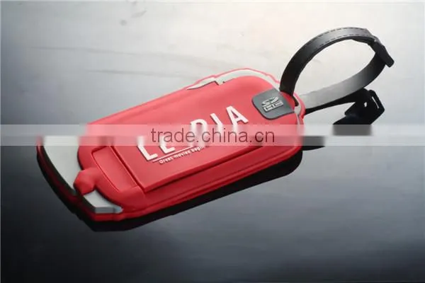 China Factory Custom Soft Pvc Luggage Tag With Promotion Gifts photo-4