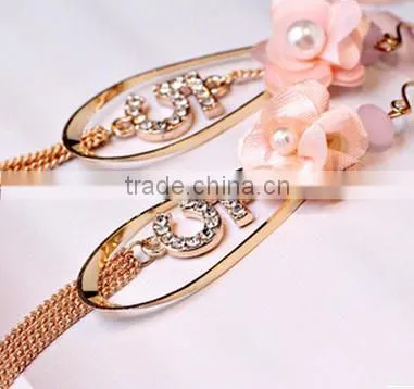 Wholesale Hot Sale High Quality Long Pendant Earring Fashion Women Flower Jewelry photo-3