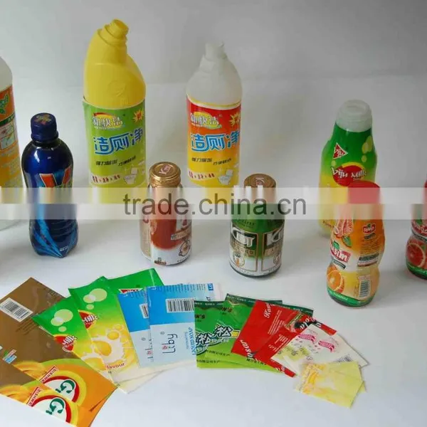 Foil Film Label for Bottle Beverage,PVC Shrink Film Label,bottle Shrink Sleeve