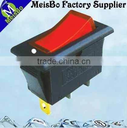Lighted kcd2 t85 long shape rocker wireless ac power switch