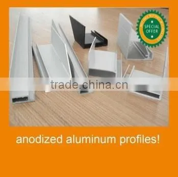 6063T5 Big Discount Solar Panels Frames Extruded Aluminum Profiles Manufacturer photo-2