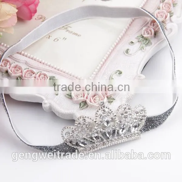 Hot Sale Girls Crown Hair Accessories Fashion European Hairbands Sequined Children Headwear Wholesale photo-2