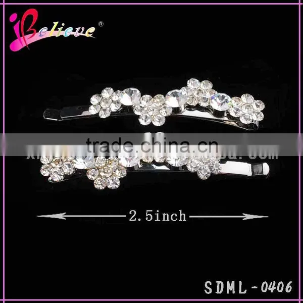 Bling Bling Rhinestone Hair Bobby Pins Flower Hairpin, Hair Accessories for Women photo-2