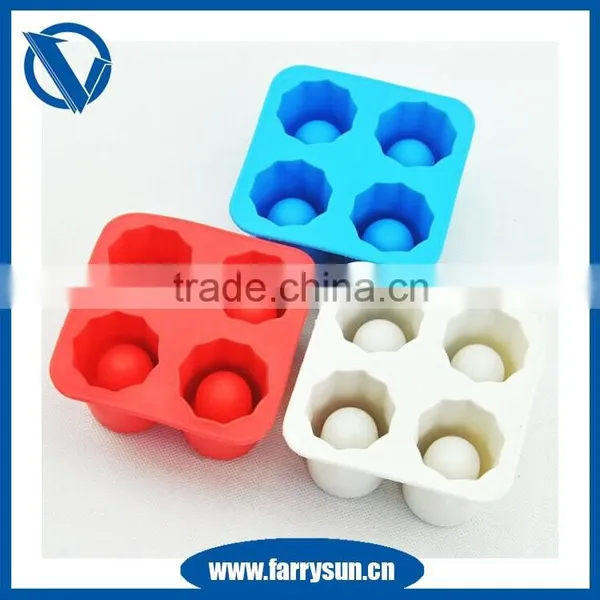 2015 Hot Selling Cup Shaped Silicone Ice Cube Tray in Hot Summer photo-2
