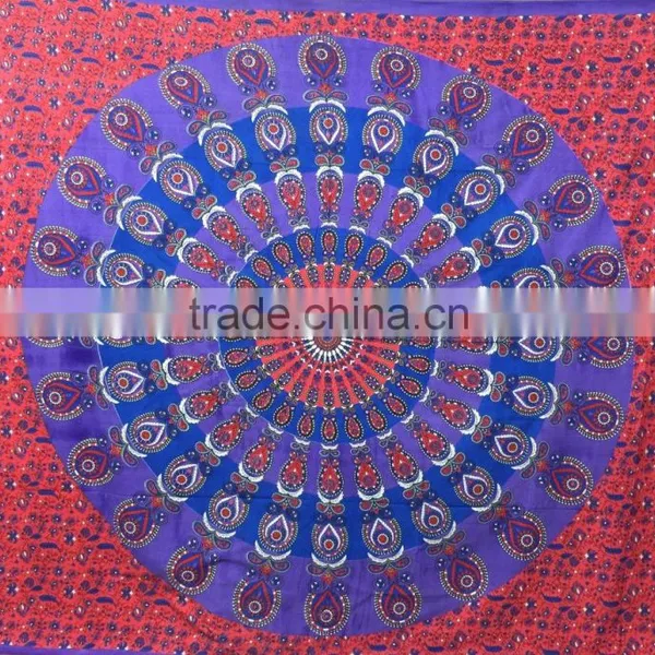 Printed Bed Sheets Cotton Mandala Tapestry photo-6