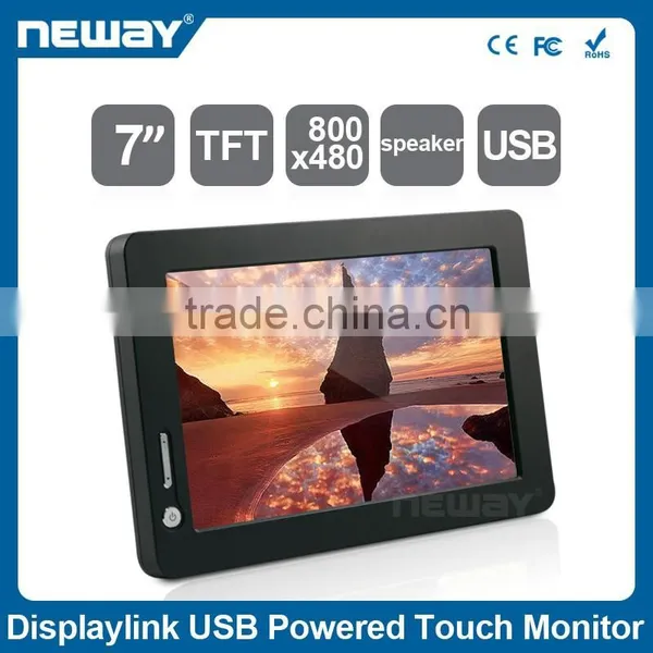 7" LED Backlight Industrial Monitor With Touch Screen and USB Power photo-2