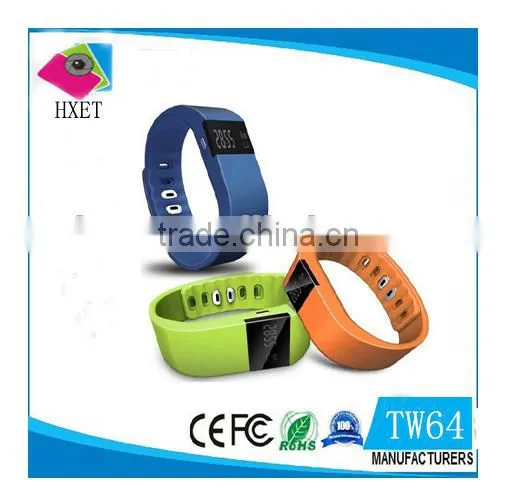TW64 Bluethooth Fitness Tracker Activity Tracker Bracelet