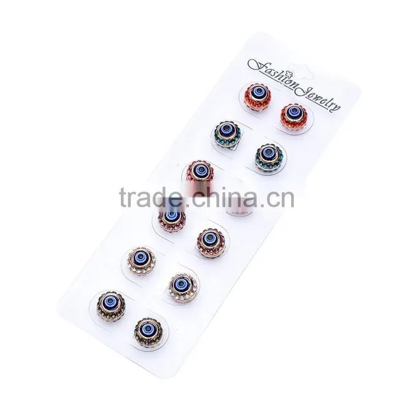 Crystal Gifts The New Muslim Scarf Accessories Mixed Colors Rhinestone Magnet Brooch PDJ0083 photo-2