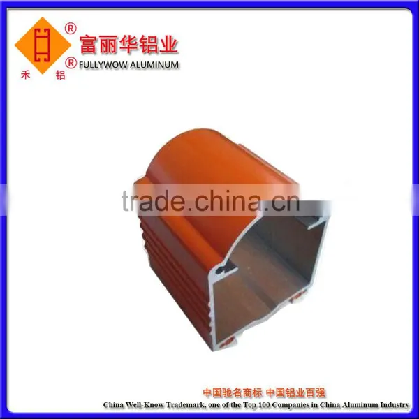 Wood Grain Aluminium Extrusion Profile for Windows and Doors From China photo-4