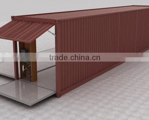 Workshop Modified Through 40'HC Shipping Container photo-3