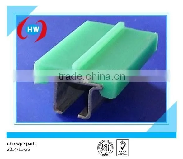 UHMW Slide Wear Block,UHMWPE Machiner Parts, UPE Strip White Color photo-6