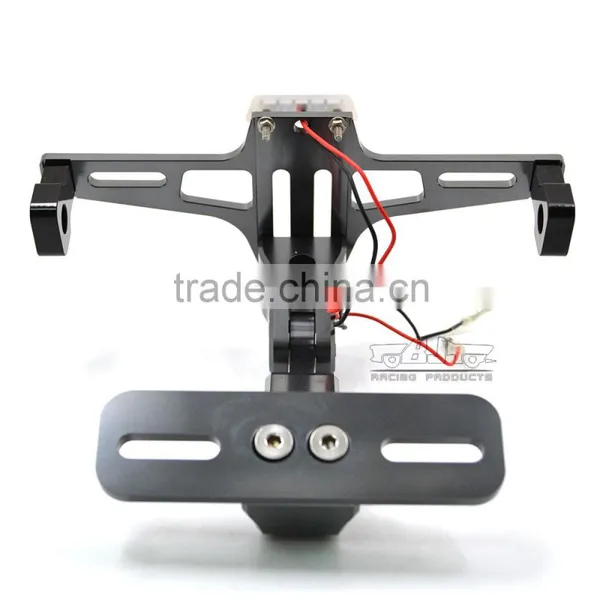 BJ-LPL-039 Manufacturer Aluminum Universal Motocross License Plate Holder Bracket With LED photo-3