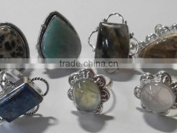 Wholesale Natural Gemstone Metal Rings @ Usd 1 photo-2