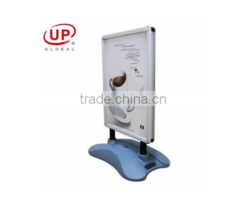 Wind Breaking Water Base Duble Side Poster Board Stand