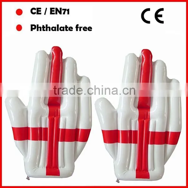 PVC Inflatable George England Hand for Cheering on Football Match