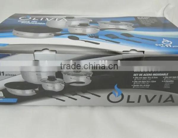 18/8 Stainless Steel Cookware IN STOCK for South America photo-6