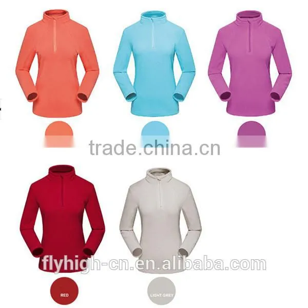 OEM Warm Polar Fleece Women Sport Jacket photo-6