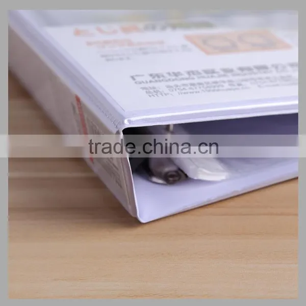 A4 Size White Creative Pvc Clear Book Ring Binder photo-6