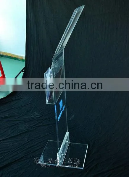 Acrylic Brochure Holder Standee, High Quality Acrylic Magazine Holder Stand photo-4