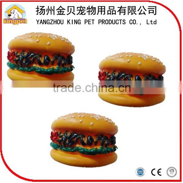 Factory Direct Sale Customized Plastic Singing Hamburger Toy for Dog photo-6