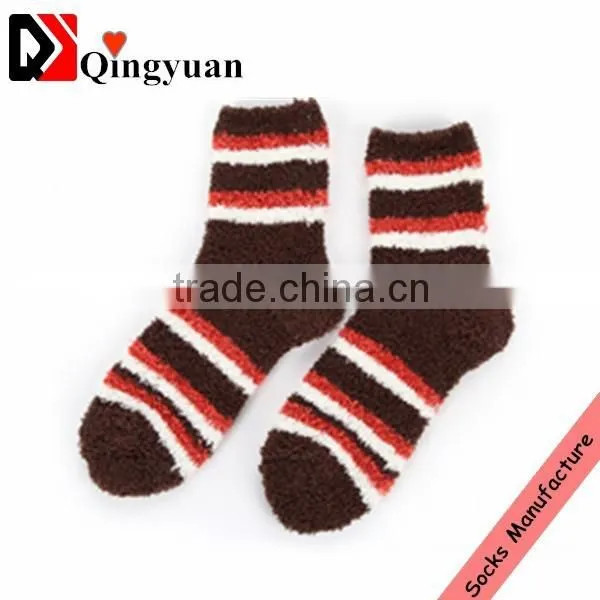 Colorful Stripe Sleeping Socks Soft Bed Socks for Men photo-4