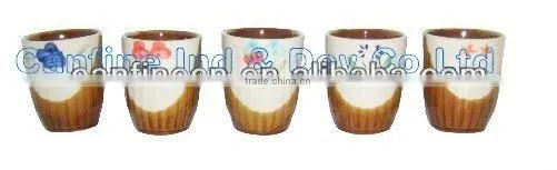 10oz Ceramic Coffee Mug, 10oz Stoneware Handpinted Mug 10oz Stoneware Mug, photo-2