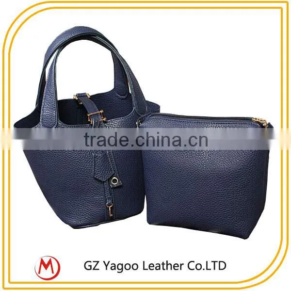 Chinese Bag in Bag Pu Bucket Bag for Shopping photo-5
