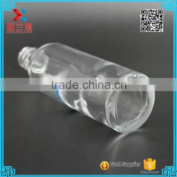 Mini 200ml Glass Wine Bottles Vodka Glass Bottles Portable Glass Liquor Bottles. photo-2