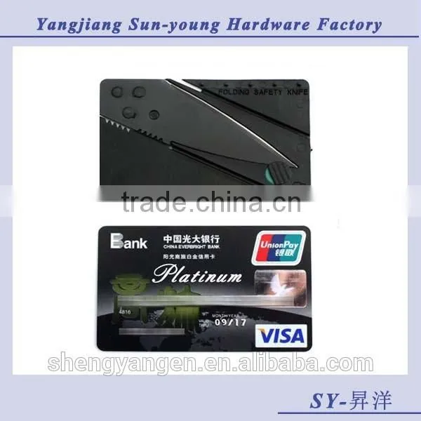 Portable Multi-purpose Folding Knife Stainless Steel Pocket Credit Card Knife