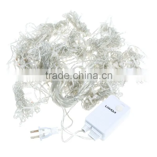 Christmas Decoration 3m Droop 300cm Curtain Icicle String Led Lights AC110V For Outdoor New Year Garden Mas Wedding Party photo-5