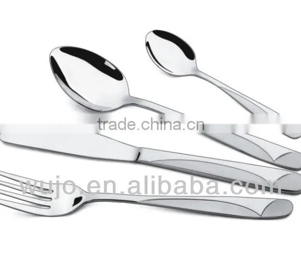 Sanding Stainless Steel Silverware Set