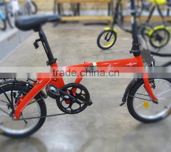 14" 16" 20" Single Speed Disc Brake Alloy Foldable Folded Folding Bicycle photo-5