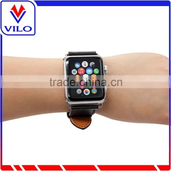 Genuine Leather Single Tour Bracelet Leather Band For Apple Watch Leather Wrist Strap photo-5