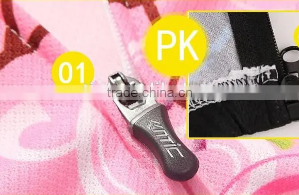 Santic Summer New Style Women Sublimation Cycling Wear Set With Padded Compression Shorts and Anti-UV photo-5