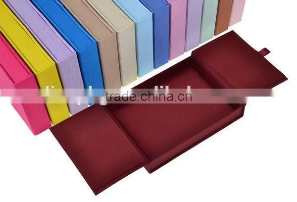 Good Quality Customized Luxury Silk Wedding Invitation Box photo-5
