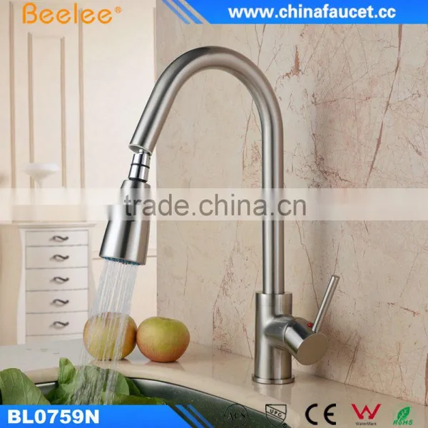 China UPC Pull Out Kitchen Faucet Water Sink Tap Wash Basin Faucet photo-5