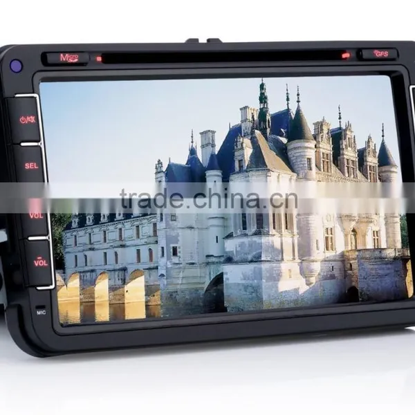 8" Car Gps Mp3 Navigation Bluetooth Map Usb Dvd For VW PASSAT SEAT Altea Amarok Sharan Toledo Jetta Multivan T5 Polo V 6R photo-6
