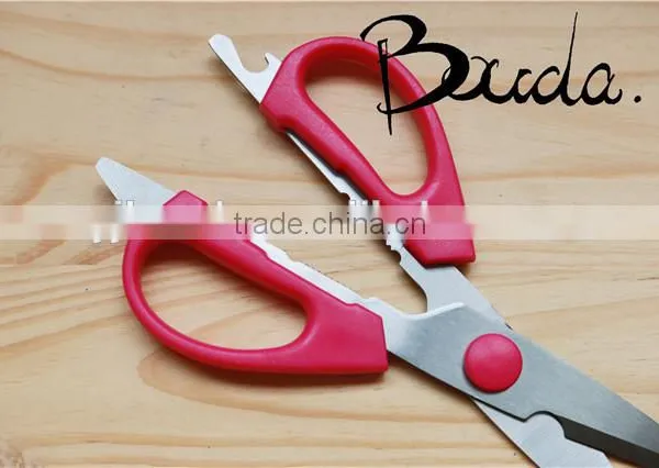 Multifunction Stainless Steel Kitchen Scissors With PP Handle BD-S1631 photo-2