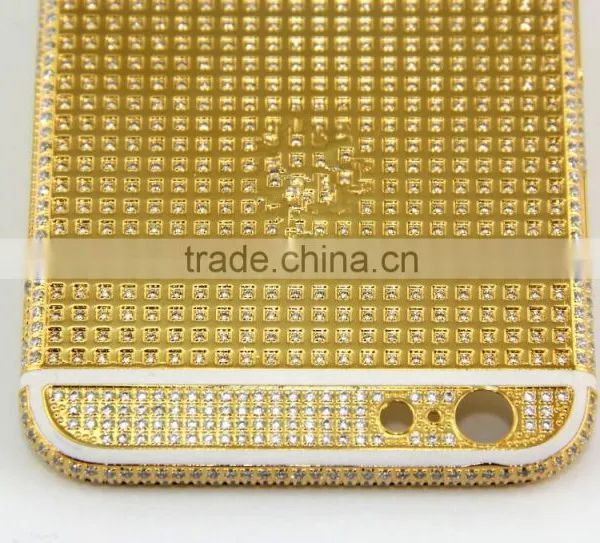 Metal Material Mobile Phone Housings for Iphone 6 Plus 24kt Gold Converstion Kit photo-5
