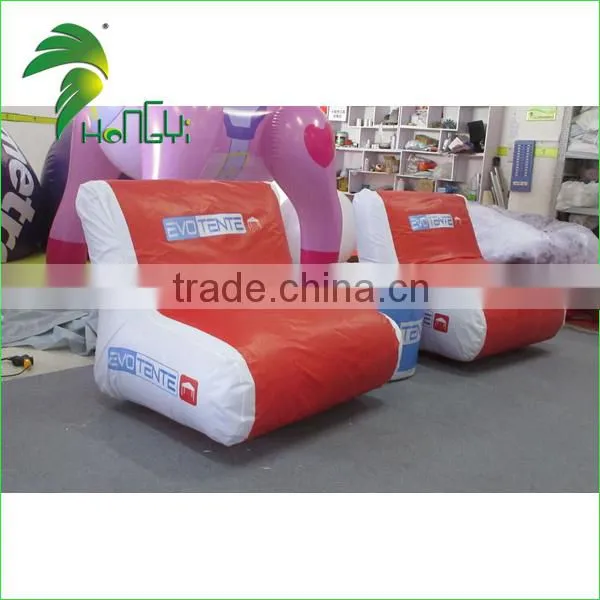 2016 Hot Sale High Quality PVC Inflatable Sofa Chair With Custom Made Logo Printed , Inflatable Chair For Sale photo-2