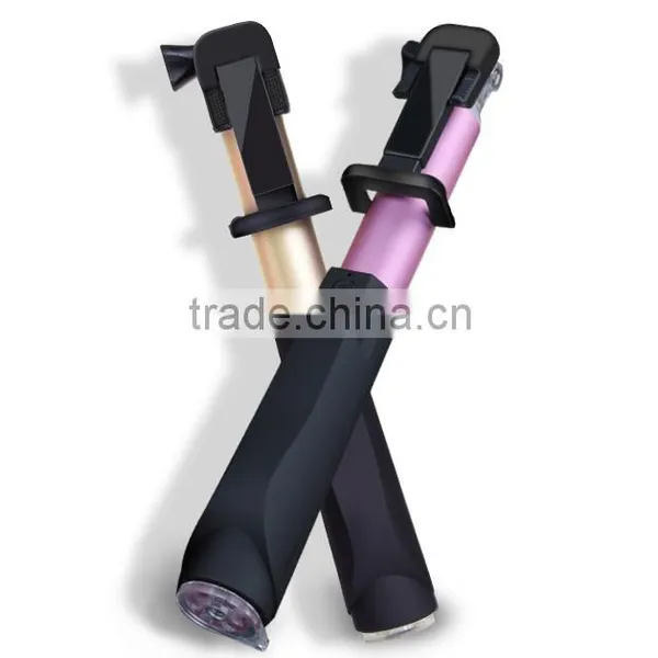 2015 Best Selling Premium Aluminum Light Portable Bluetooth Selfie Stick For Christmas photo-2