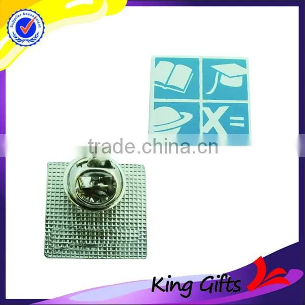 High Quality Custom Rectangle Shaped Soft Enamel Metal Lapel Pin photo-3