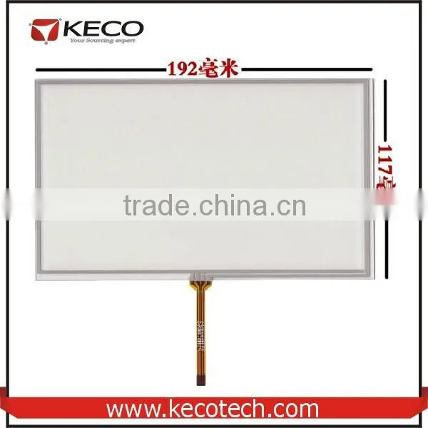 8" 8.0" Inch Compatible 4 Wire Resistive 192*117 192mm*117mm AT080TN03 Touch Glass Digitizer Screen
